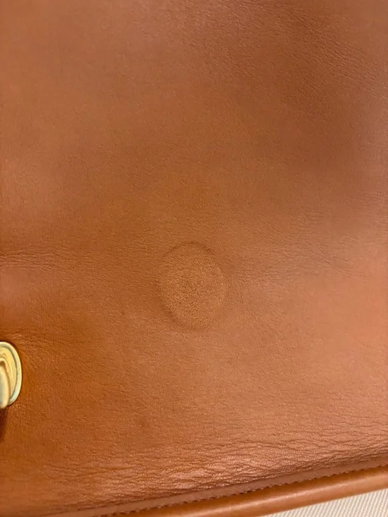 Vintage Coach Men's Essex Briefcase (#5274) Tan Leather Messenger & Laptop Bag - Picture 10 of 13